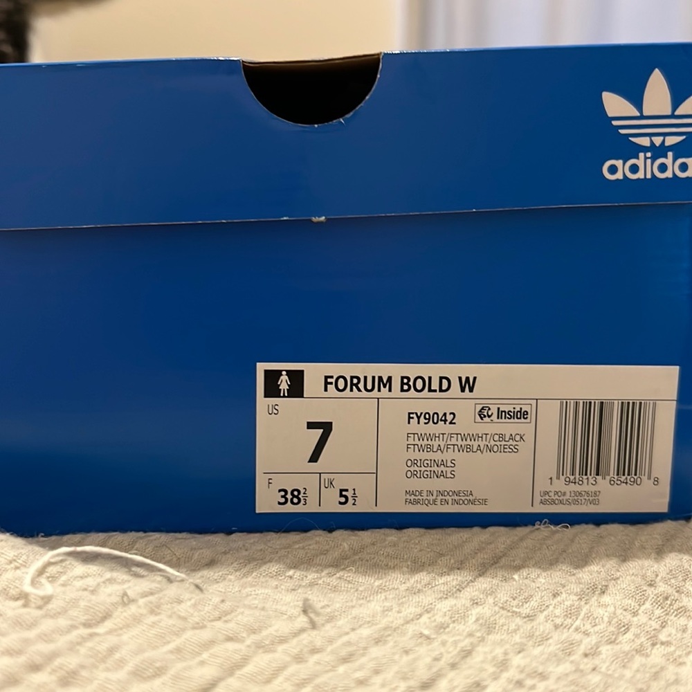 White Bold Forum Adidas Sneakers